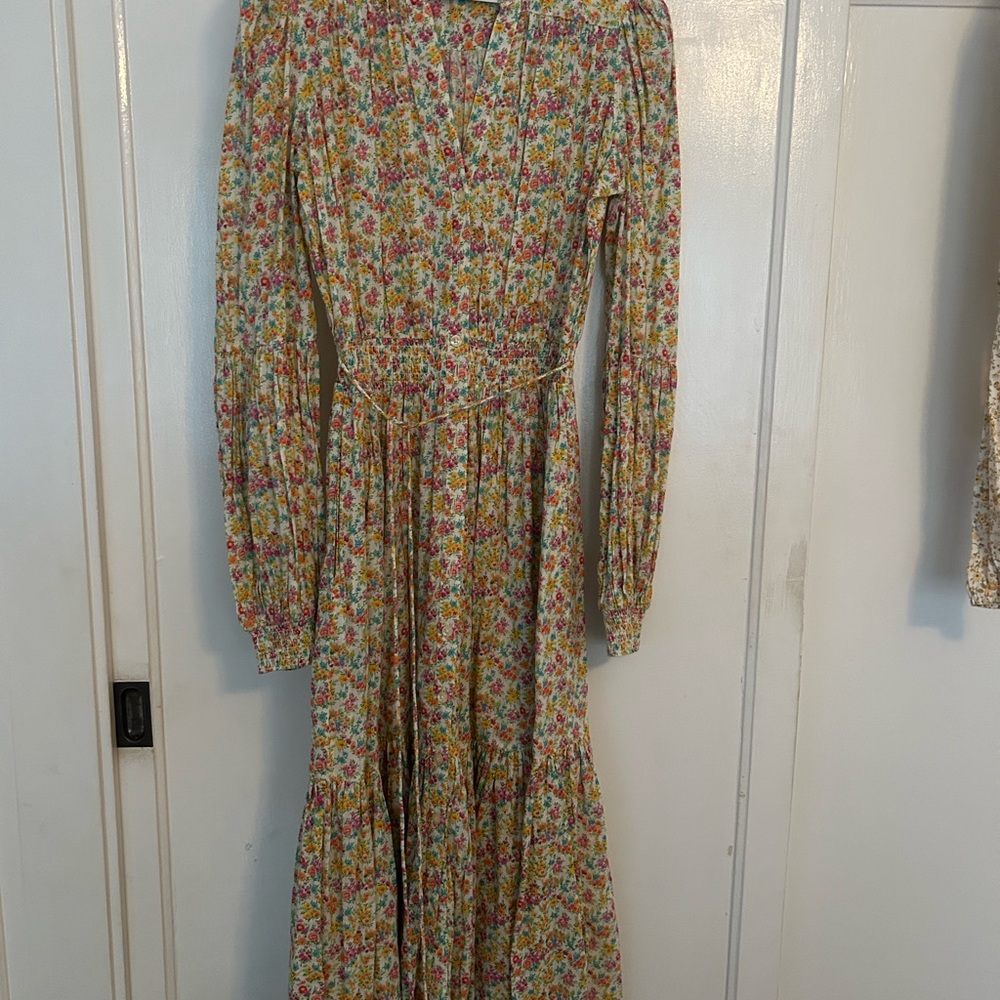Floral Long Sleeve Maxi Dress